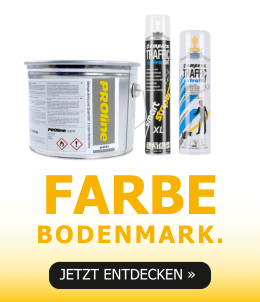 Markierungsfarbe für dauerhafte und temporäre Bodenmarkierung