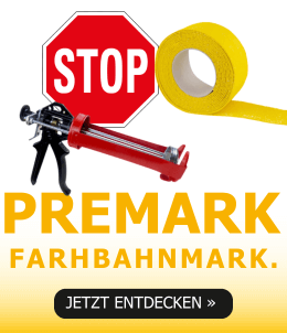 Thermoplastische PREMARK Fahrbahnmarkierung für Verkehrsflächen