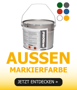 Außenmarkierfarbe für dauerhafte Markierung von Innen- und Außenflächen