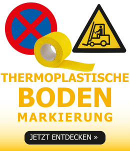 Thermoplastische Bodenmarkierung für Parkplätze und Verkehrsflächen