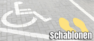 Hier finden Sie eine Auswahl an Schablonen Markenqualität mit unserern Schablonen