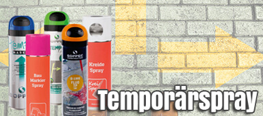 Hier finden Sie Temporäre Markierungssprays und Kreidespray Temporäre Markierungssprays und Kreidespray